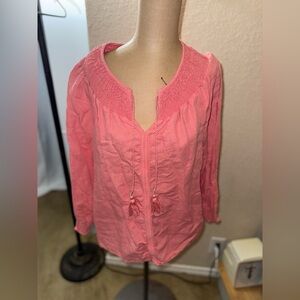 Women's Rachel Zoe 3/4 Sleeve Blouse Size Small